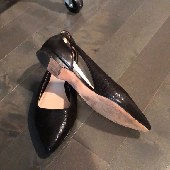 Cole Haan Black flats with cut out detail! - Picture 2 of 3